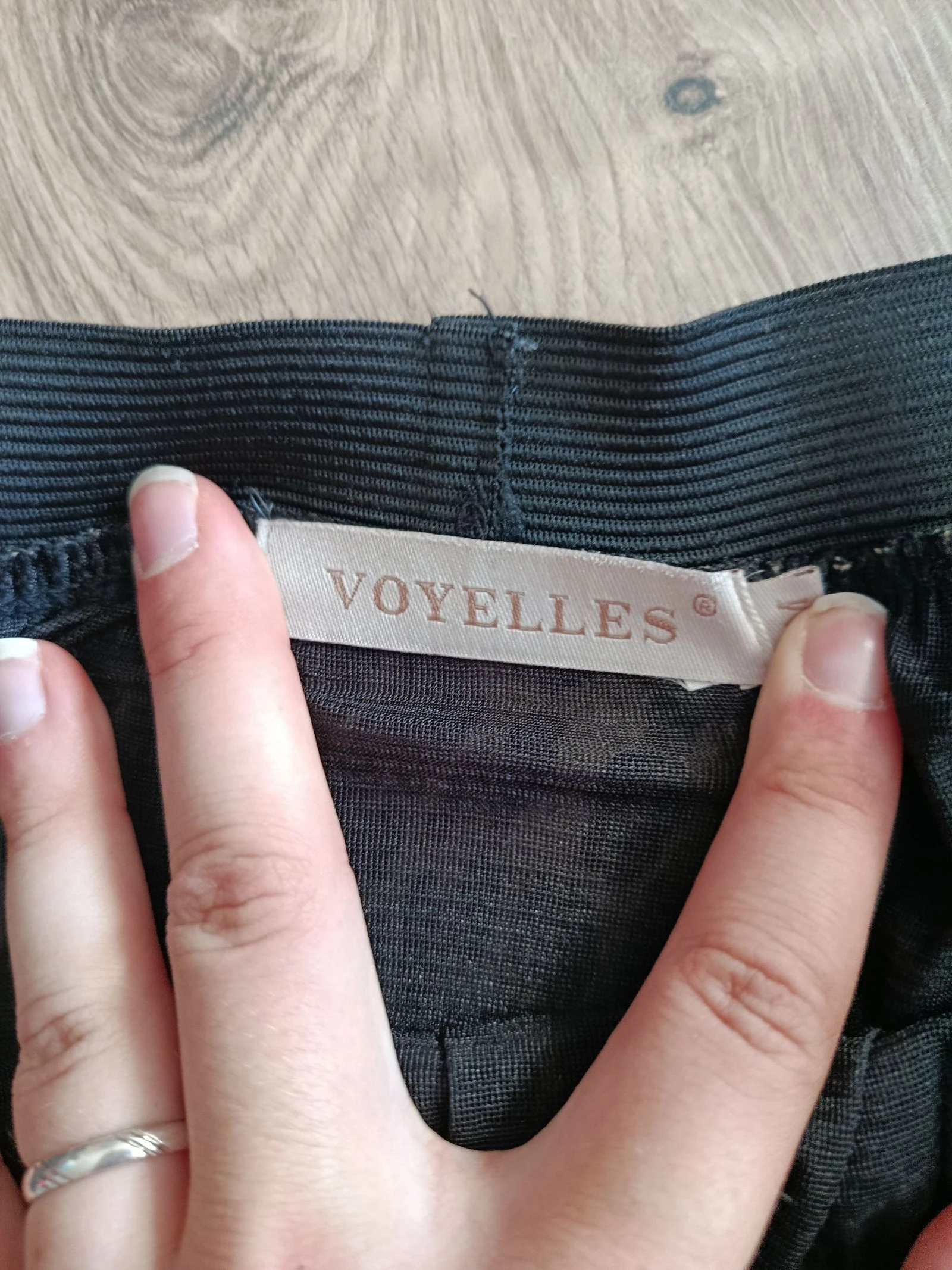 Falda media fluida con volantes y plisada léopard Voyeles Talla M – photo 6